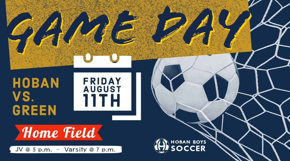 Hoban_Soccer's tweet photo. Come out to #DowedField tonight for our #SeasonOpener! JV at 5 p.m. and Varsity at 7 p.m. #GoHobanGo⚔️ https://t.co/PObWfv7biJ