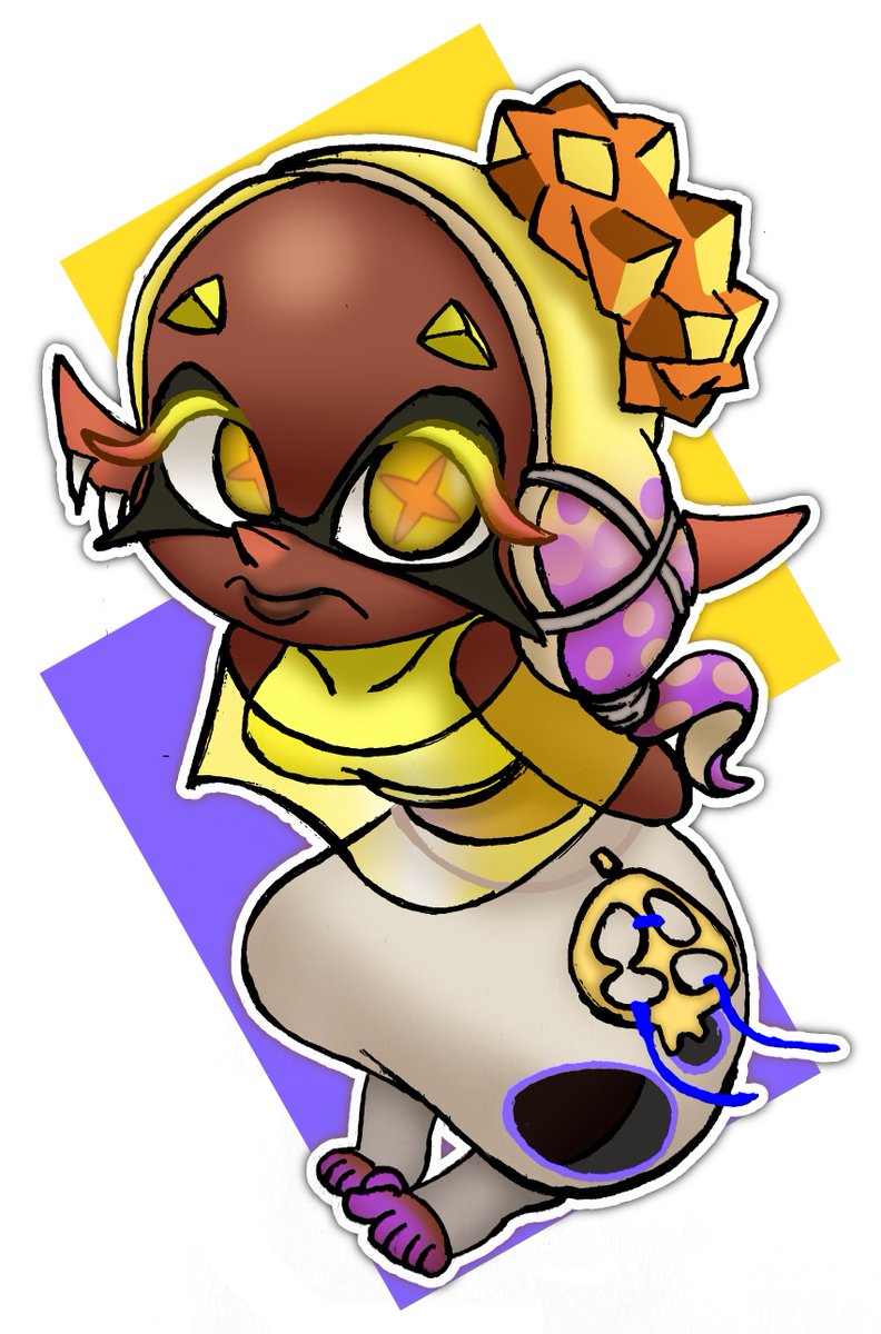 ItsChiff's tweet photo. 2022--->2023
It's been a year since her debut :O

#Frye #Splatoon3 #DeepCut https://t.co/JUa9iRPOGh