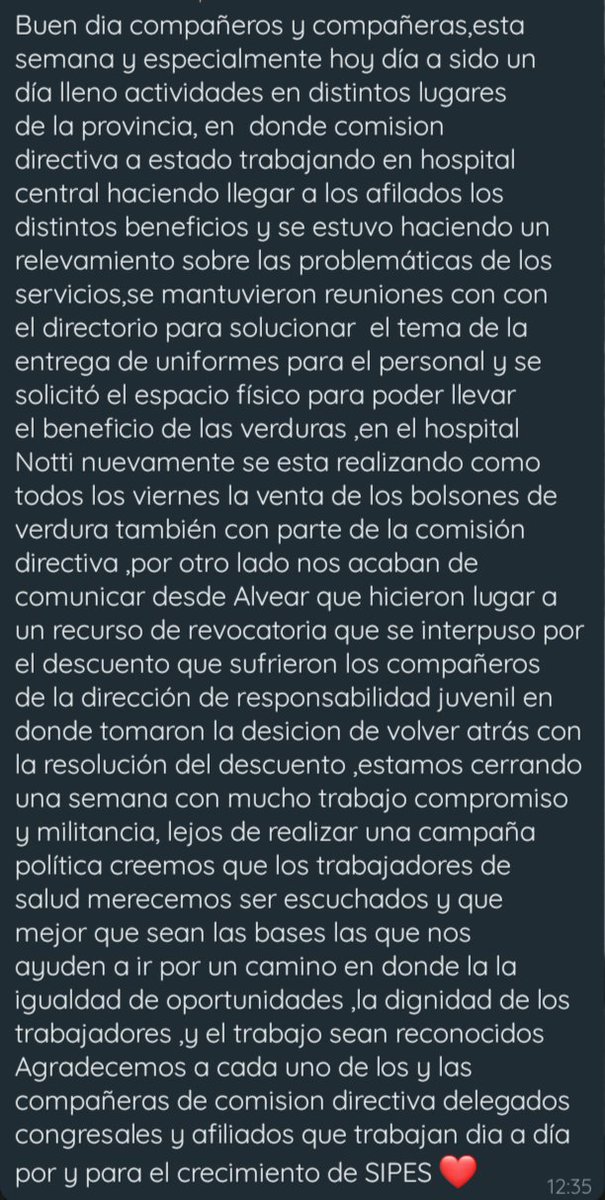 MdzaSipes's tweet photo. Militancia trabajo y compromiso @daniel_sipes @Adrinibazeta @dr_pipo @ingrid_mastino https://t.co/Vttb9gsP34
