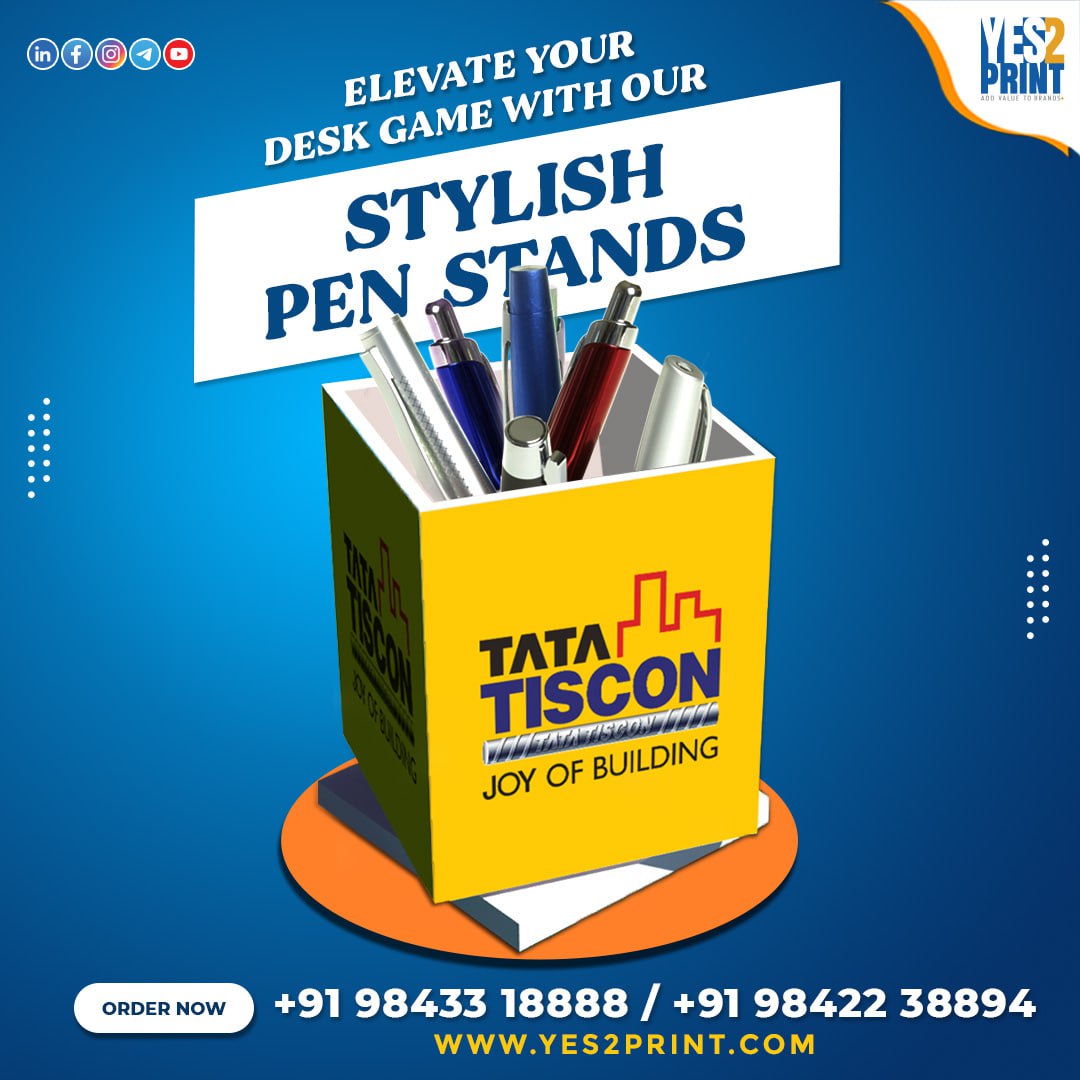 Elevate Your Desk Game With Our Stylish Pen Stands 🖋️

Call us for more details.

#penstand #acrylicpenstand #branding #acrylicgifts #acrylicgift #uvprint #uvprinting #corporategiftitems #corporategifts #gifts #returngifts #businessgifts #businessgift #Yes2print #coimbatore