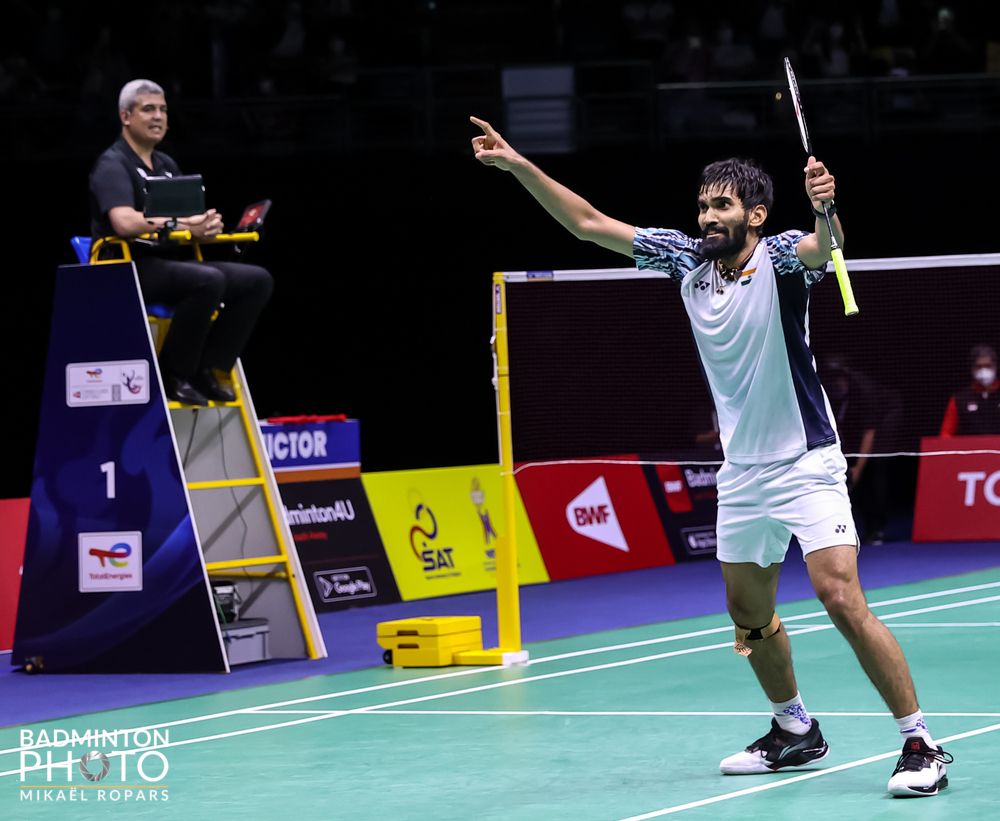 We brought it home a year ago! Celebrating India's maiden Thomas Cup win with my incredible team. What a memory. What a bunch. Thanks to everyone who believed in us #ThomasCup #India