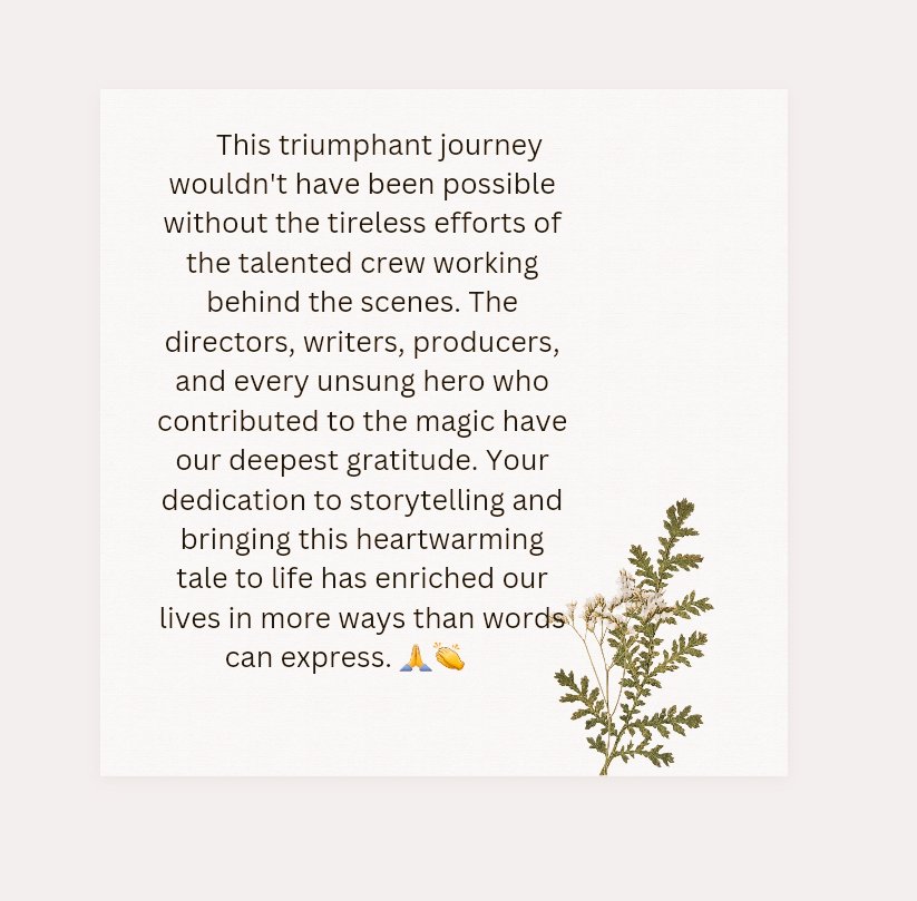 shivangigahawar's tweet photo. Cheers to the cast, you've etched authenticity into every character, touching chords we never knew existed. To the crew, your hidden efforts are acknowledged with deepest gratitude. 🙌🌟 @NakuulMehta ♾ @disha11parmar ♥️ #RaYa #BadeAchheLagteHain3 #rayain♥️ https://t.co/3K7T0ccFxL