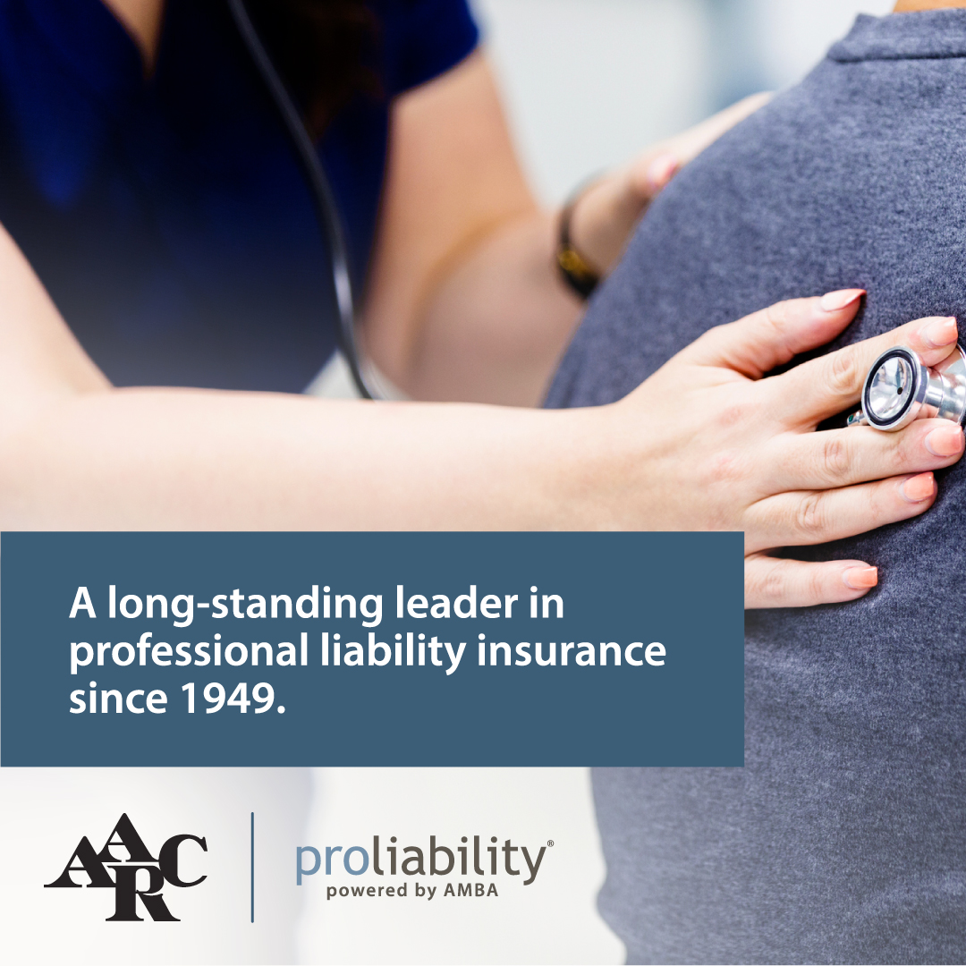 proliability's tweet image. Proliability partners with associations like @aarc_tweets to help provide a competitive product to members. These partnerships allow #Proliability to better understand your profession so we can better serve you in your career. #AARC #ProfessionalLiability #Malpractice #Insurance
