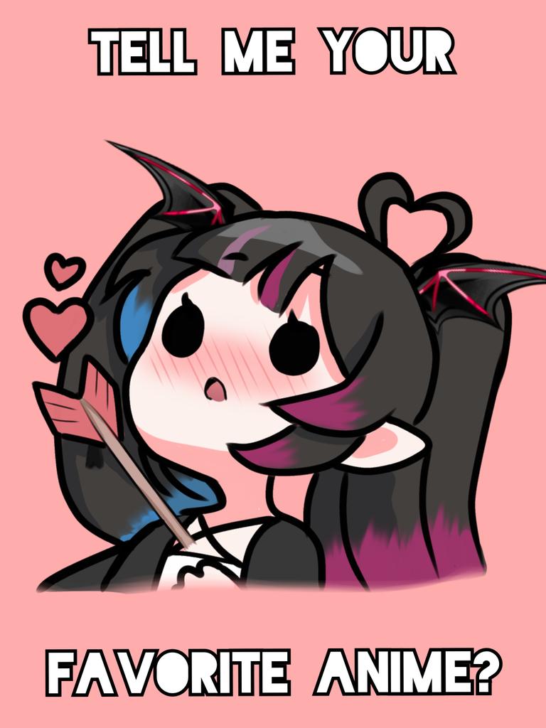 mahvaluv's tweet image. What&apos;s your favorite anime of all time???😁
I want to add them to my watchlist 👀

#Vtuber #VtuberEN