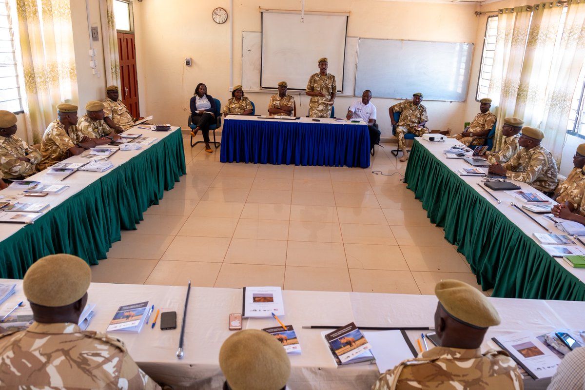 WWF_Kenya's tweet photo. In line with achieving zero poaching of rhinos in Kenya, WWF-Kenya in partnership with the @KWSKenya this week trained 19 senior rangers on non-lethal enforcement procedures. The rangers come from KWS Ruma National Park, Lake Nakuru National Park, @KWSTsavoWest, @KWSNairobiPark, Ol Jogi and @OlPejeta. The trained rangers are set to train over 400 other rangers in their respective sites across the six rhino conservation areas.

This initiative is funded by the US Department of State's Bureau of International Narcotics and Law Enforcement Affairs through the Giving Rangers Technology, Tools, and Training to Counter Wildlife Trafficking in Kenya Project (GRTTT-K). 600 rangers in the six conservation sites will receive personal and team equipment to support their work. In addition, Solio Game Reserve will get thermal imaging cameras to bolster anti-poaching work.