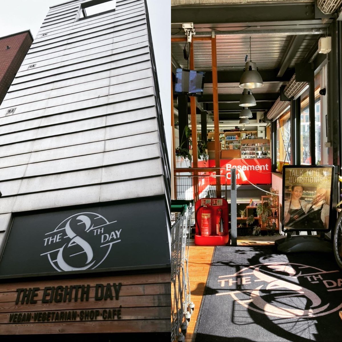Mooching around #manchester last week- 2 #shops we were excited to visit…
.
@EighthDayVeg & @UnicornGrocery 
.
Both #workerscoops @cooperativesuk & both 
#inspiringplaces 
🙌🏽😊💚🙌🏼