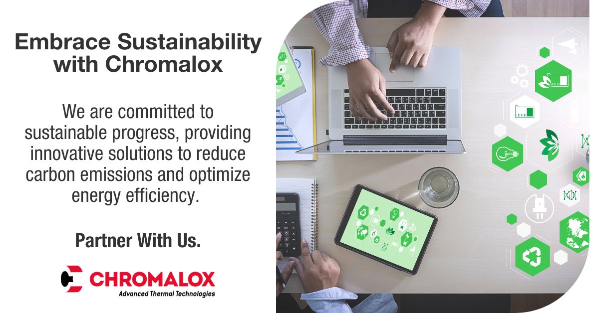 We are committed to shaping a greener future with our sustainable solutions. If you're looking to lower your carbon emissions and enhance your energy efficiency, partner with us and we'll get you there. Let's create a better, cleaner future together: solutions.chromalox.com/decarbonizatio…