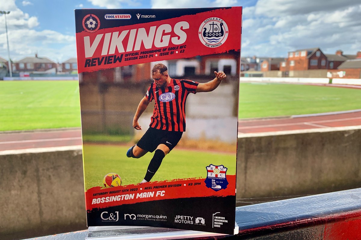 GooleAFC's tweet photo. Issue #1 of our VIKINGS REVIEW match programme, will be available inside the ground at tomorrow’s game, priced at £2.00 per copy. https://t.co/rjrQWy52FW