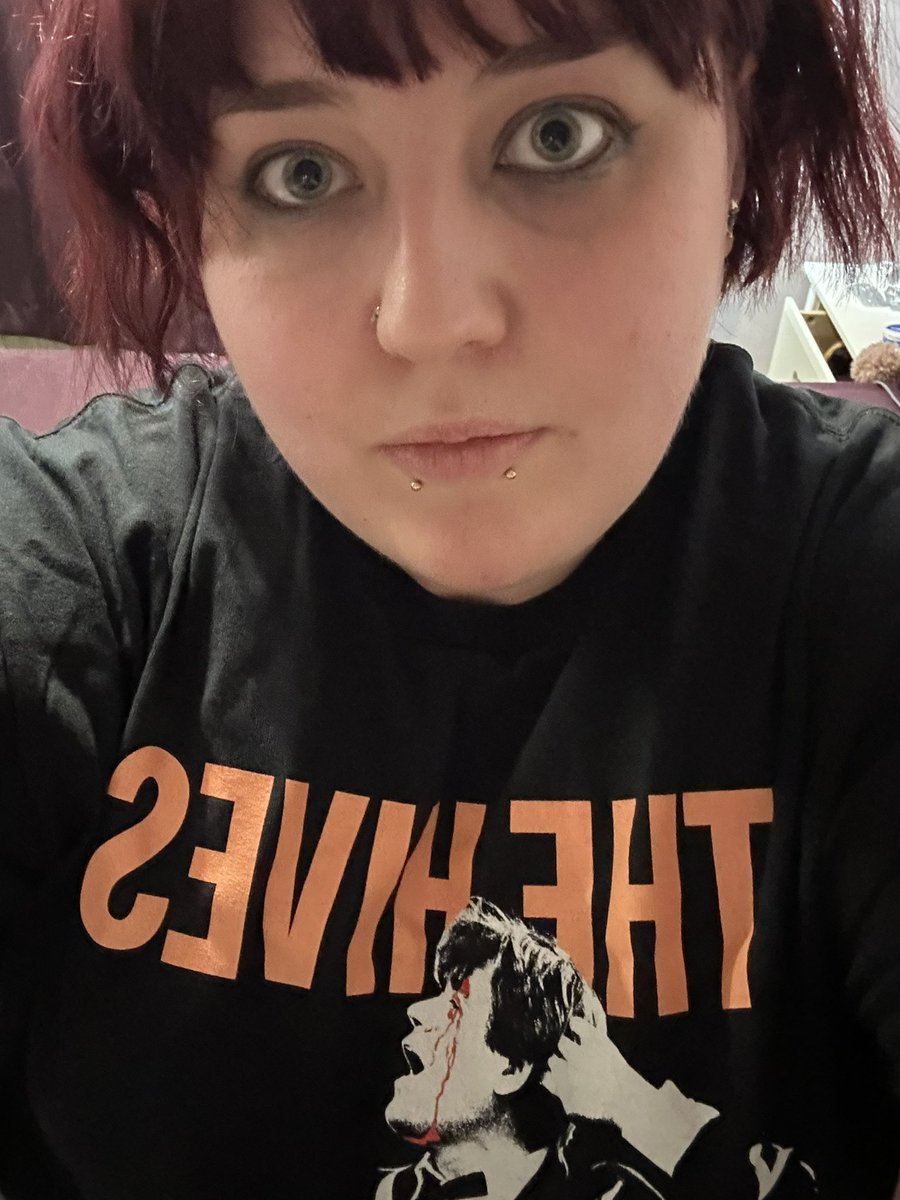 BeigeCat9's tweet image. I feel like I had to since I was at the gig @TheHives