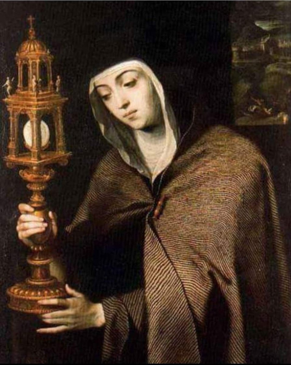 fr_andy's tweet image. "We become what we love, and who we love shapes what we become. If we love things, we become a thing. If we love nothing, we become nothing."

Happy feast of St. Clare of Assisi, co-worker and spiritual daughter of St. Francis.