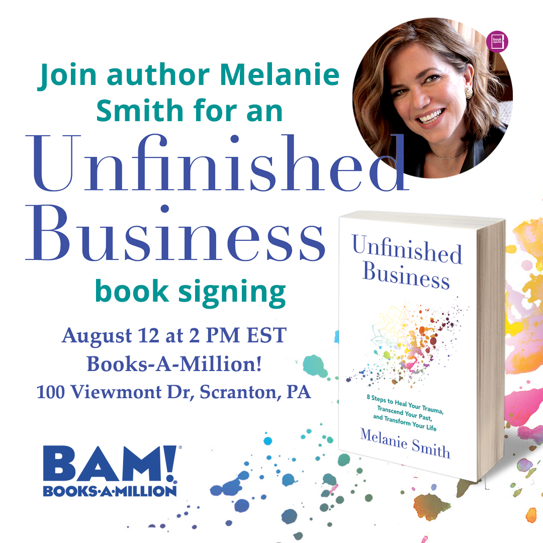 🎉Unfinished Business book signing this Saturday with Melanie Smith, @welllitlife!🎉 If you're in the Scranton area, head to Books-A-Million at 2 pm to get your copy signed!