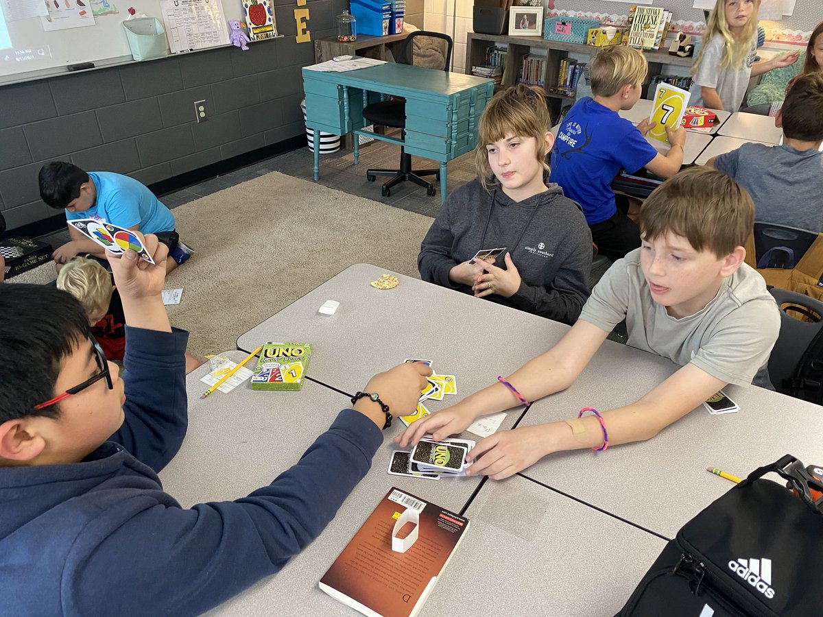 Thanks to the parents who sent in games for indoor recess! #shoreisgood