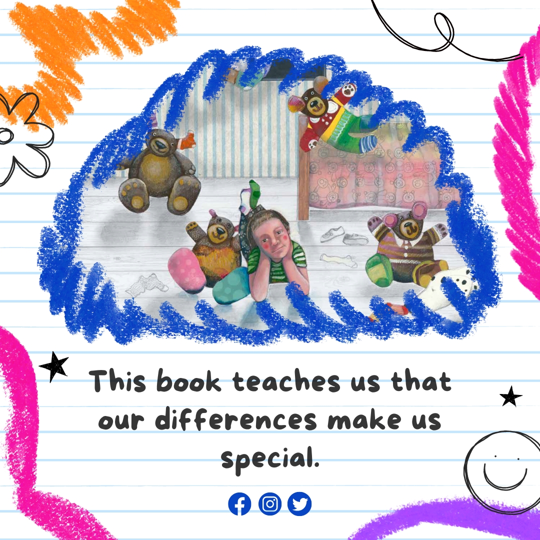 HetherStuartART's tweet image. 📚🌟Oddsocks by Heather Stuart is a powerful tool to   help kids understand and embrace their unique qualities. This book teaches us   that our differences make us special, and that we should celebrate diversity   in all its forms.
