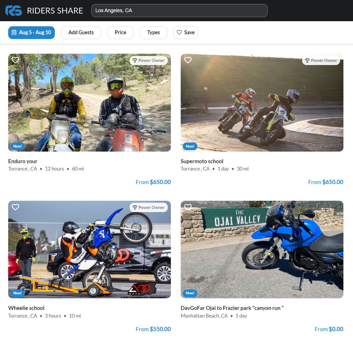 We just launched Experiences to help riders find the best routes, classes and even other powersports that aren't #motorcycles. Join us to get paid to ride bikes!!!