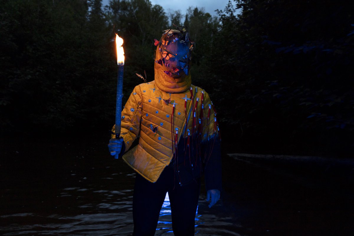 “A lot of the stories I am drawing from are about survival and resilience and self-determination, and there is such a power in these stories for me.”

Julia Peterson of <a href="/TheStarPhoenix/">TheStarPhoenix.com</a> spoke with Meryl McMaster about her exhibition bloodline:
thestarphoenix.com/entertainment/…