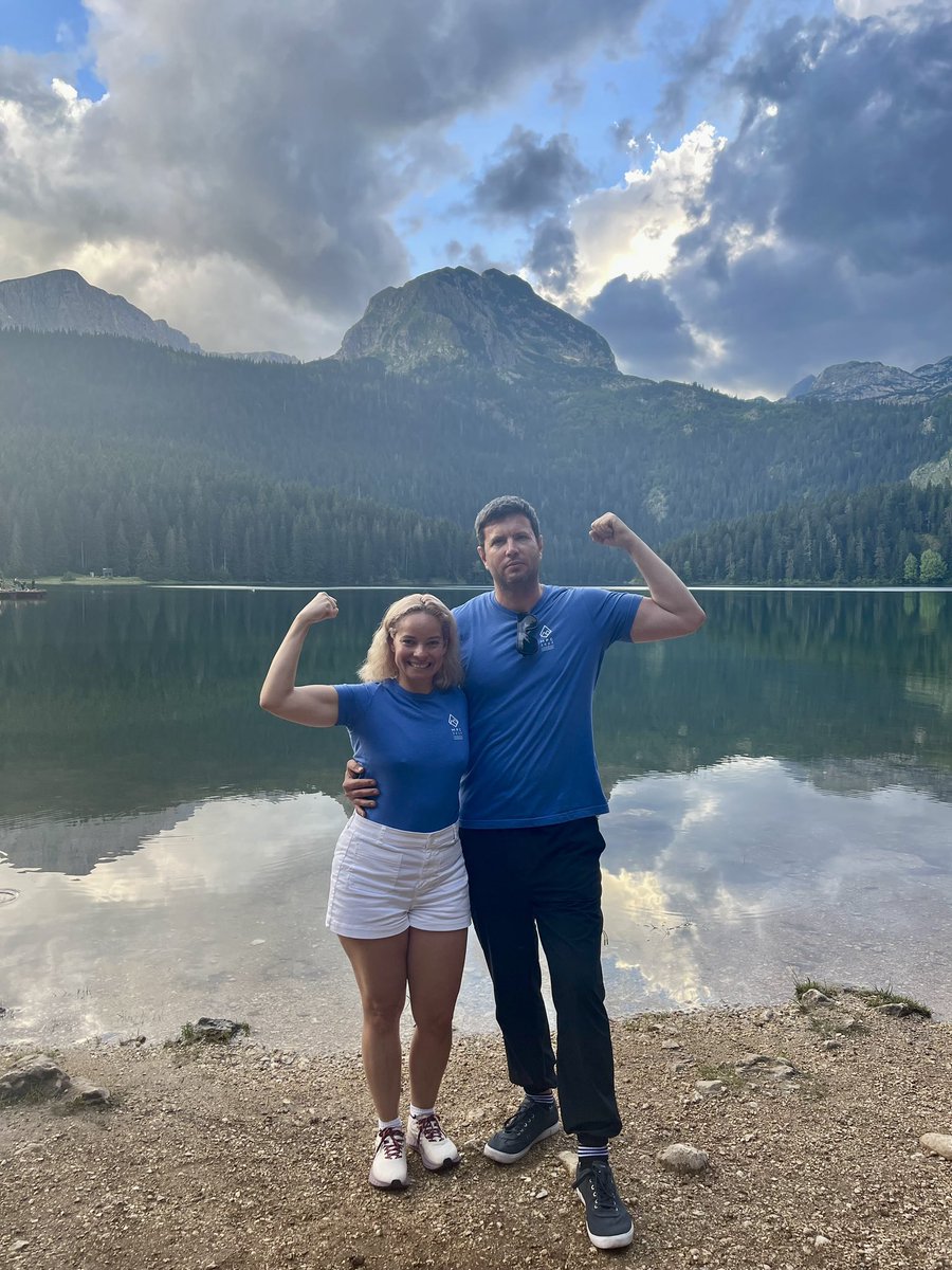 "This flex was taken at the Black Lake in Durmitor National Park, Montenegro. The park is a World Heritage Site and part of the Dinaric Alps." — Stella 🙌⛰️💪

#MPC2023 #MPC
#MyPeakChallenge
#SamHeughan