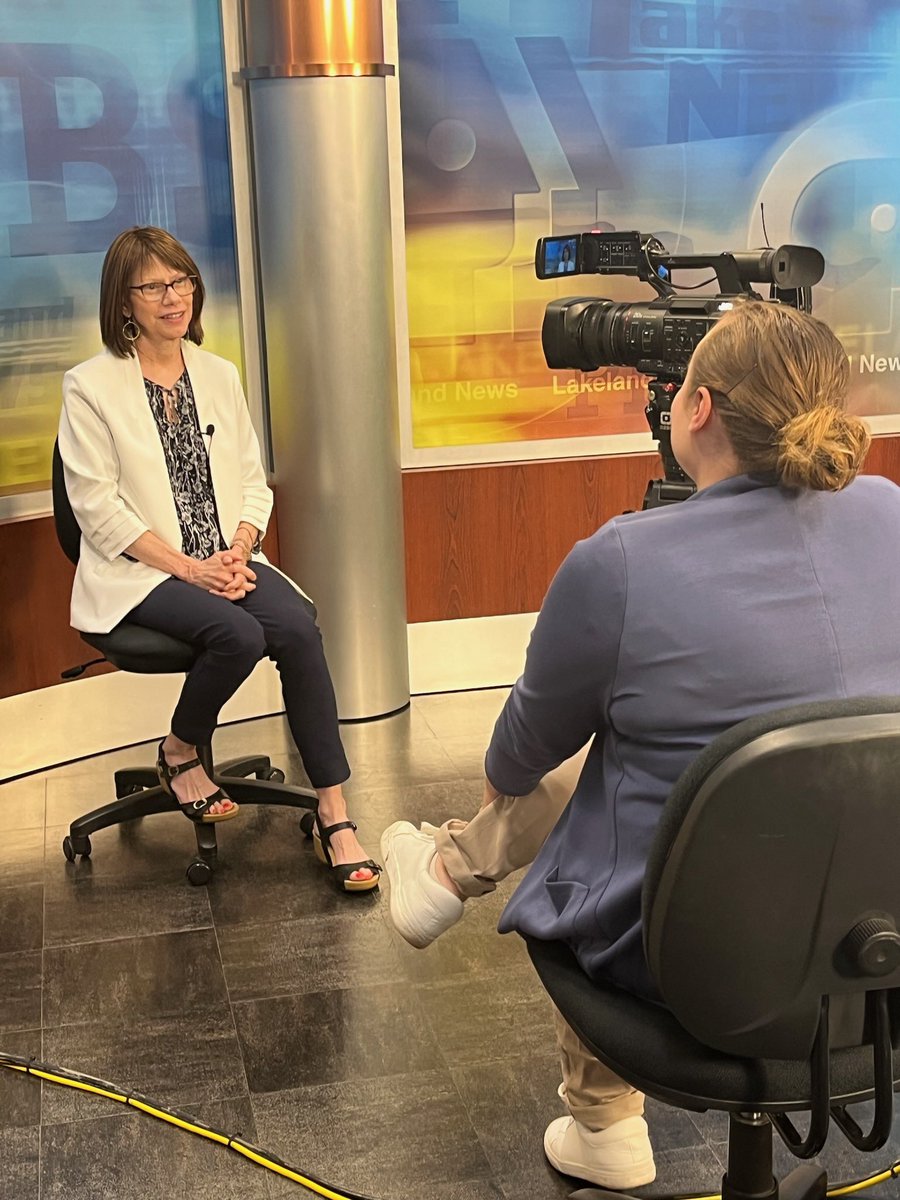 Got to discuss the impact of our historic session on Lakeland TV in Bemidji today. While there, we heard how our investments in housing, education, childcare, AAA and mental health were important to the region and across Minnesota.