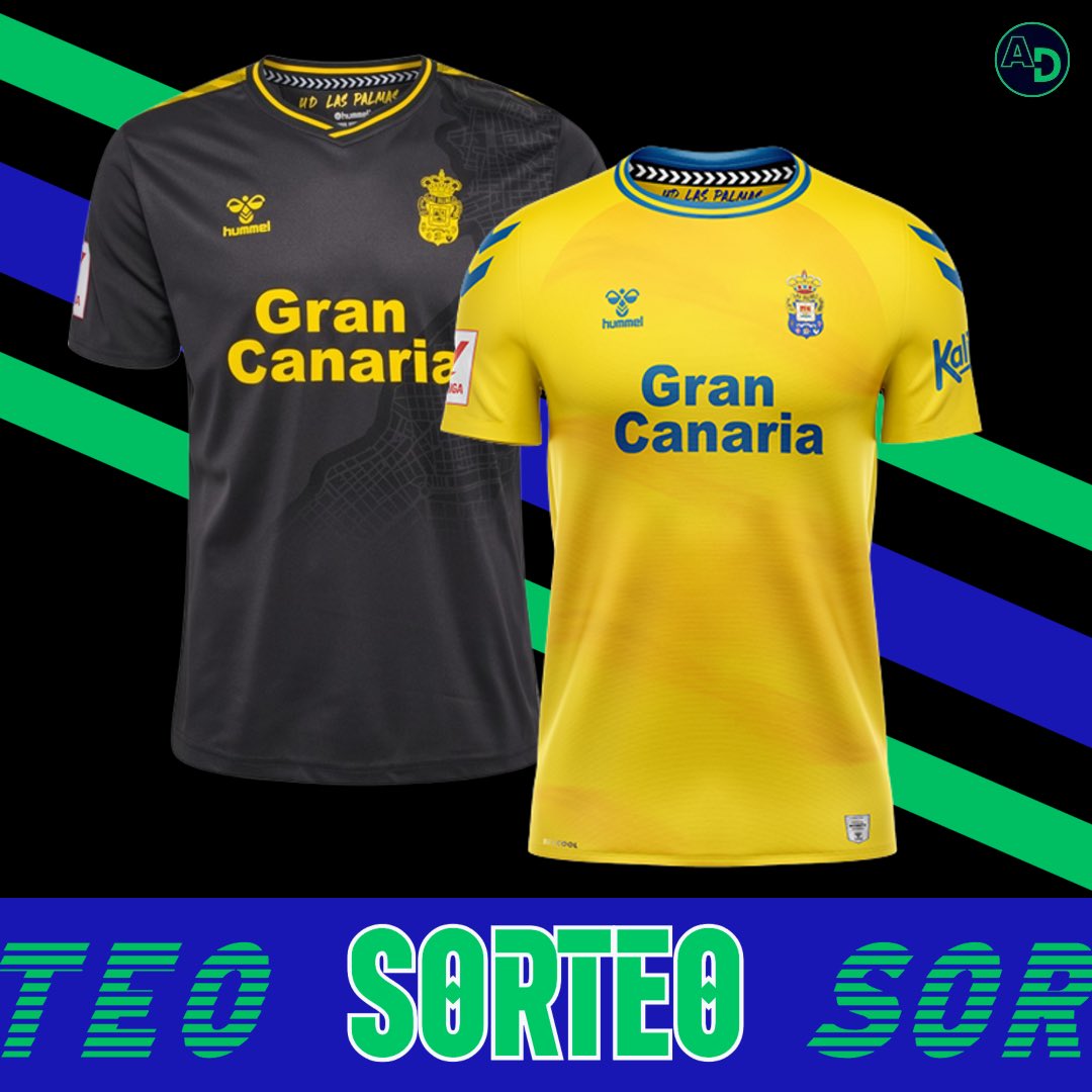 🎁 𝐒𝐎𝐑𝐓𝐄𝐎 𝐂𝐀𝐌𝐈𝐒𝐄𝐓𝐀 𝐋𝐀𝐒 𝐏𝐀𝐋𝐌𝐀𝐒

📌 Si la UD Las Palmas vence en su vuelta a <a href="/LaLiga/">LALIGA</a> frente al RCD Mallorca con gol de 𝐒𝐚𝐧𝐝𝐫𝐨, sorteamos una de sus camisetas de esta temporada.

⚠️ Condiciones para participar:

1️⃣RT
2️⃣ FOLLOW
