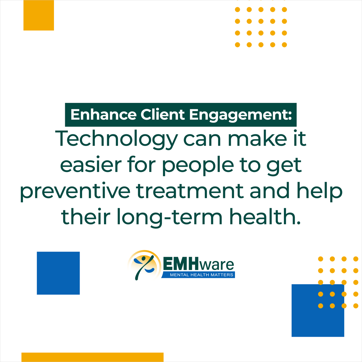 As a #mentalhealth provider, it's essential to have an effective strategy for engaging clients in their treatment plans. 

With the advancement of modern technology, leveraging tools such as client portals and #telehealth appointments can lead to #betteroutcomes for your clients.
