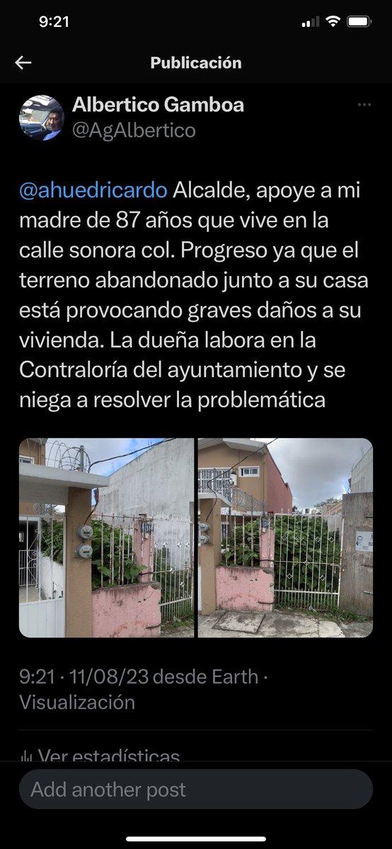 AgAlbertico's tweet photo. @AytoXalapa buen día https://t.co/IxOiCa0gcT