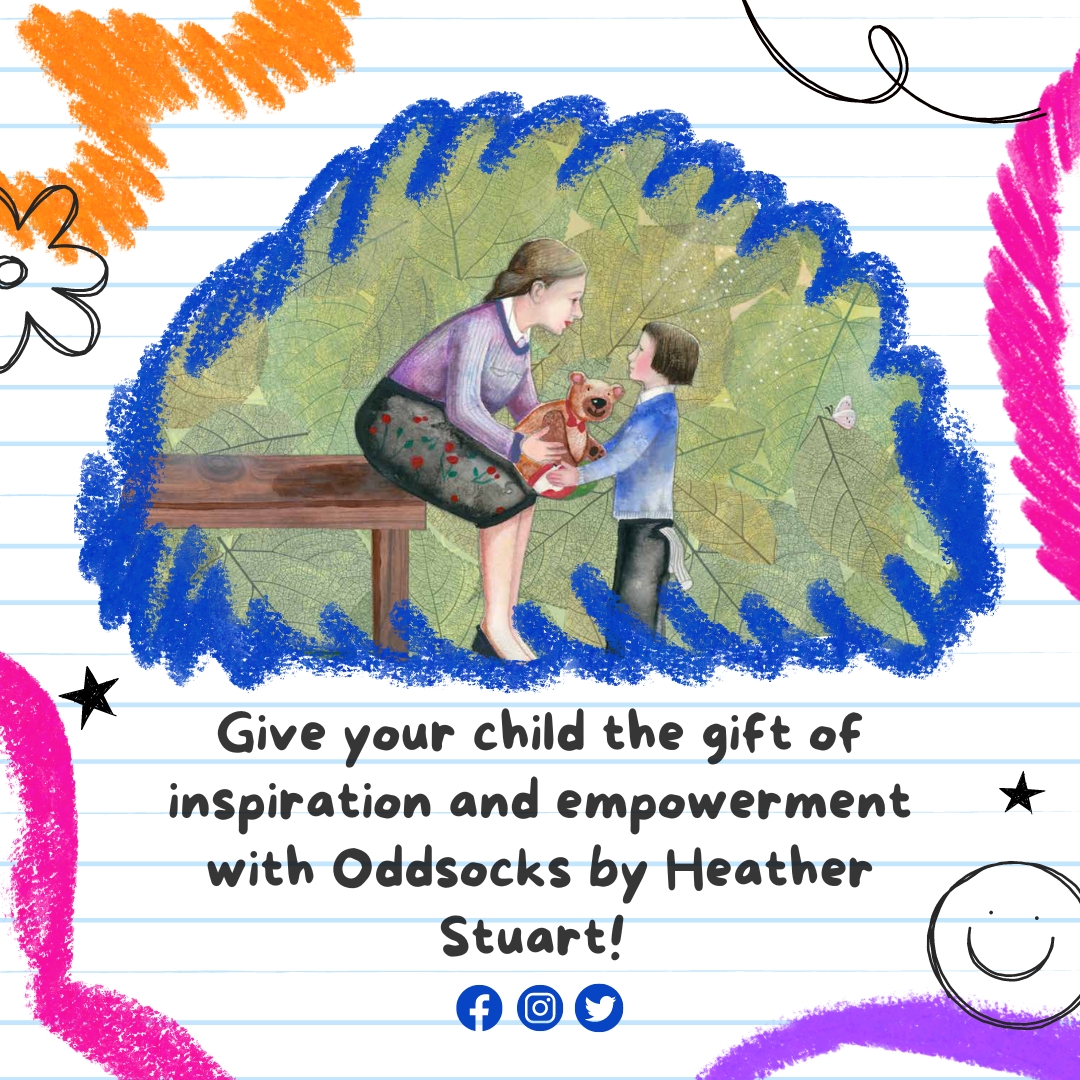HetherStuartART's tweet image. ✨ Give your child the gift of inspiration and empowerment with   Oddsocks by Heather Stuart! This relatable story provides a valuable lesson   in self-acceptance and celebrates diversity in all its forms.