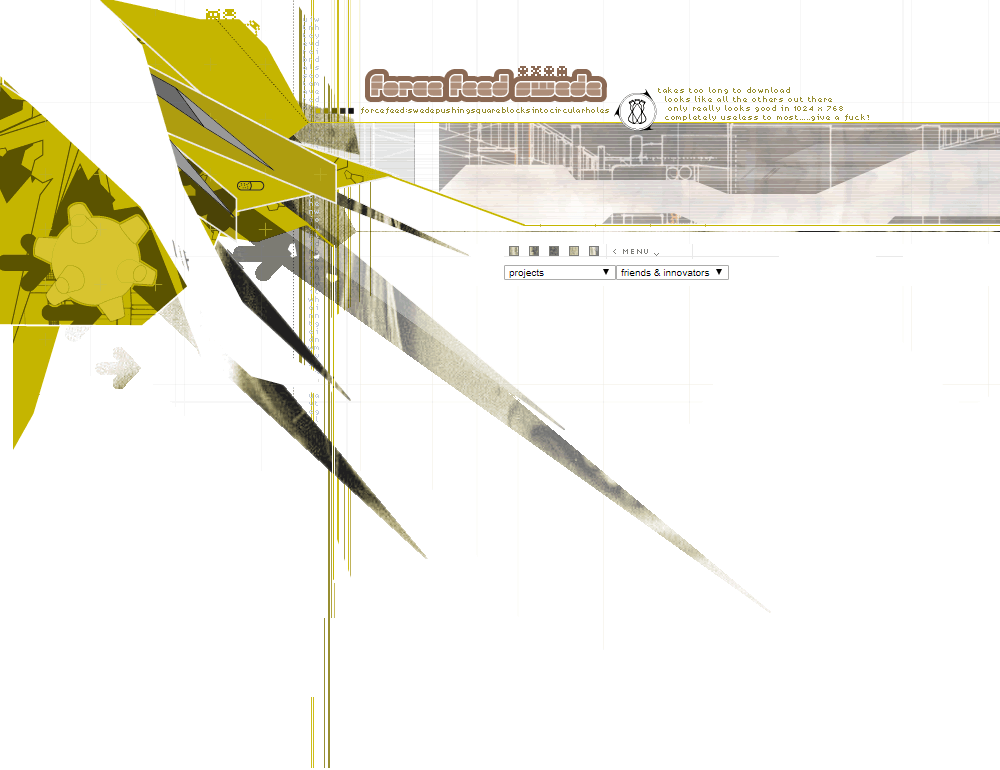 WebDesignMuseum's tweet image. Futuristic web design trends in 2000

– Against the grain
– Force Feed Swede
– Chapter3
– Submethod

and more...
webdesignmuseum.org/all-websites/s…

#WebDesignHistory