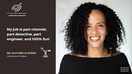 “My job is part #chemist, part detective, #part engineer, and 100% fun!” Meet Raychelle Burks, an analytical chemist at American University: ifthencollection.org/Raychelle