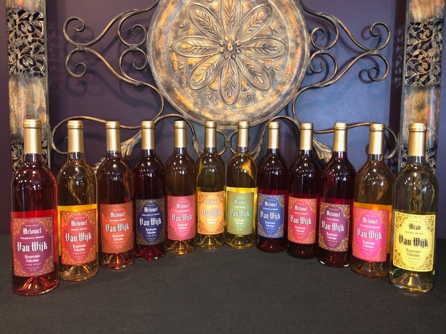 This year’s mead flavors courtesy of Van Wijk Winery: Golden Honey, Tart Cherry, Pear Raspberry, Rhubarb, Strawberry, Peach, Plum, Cinnamon Apple, Blood Orange, Blueberry, Blackberry

See you for the first three weekends of September!