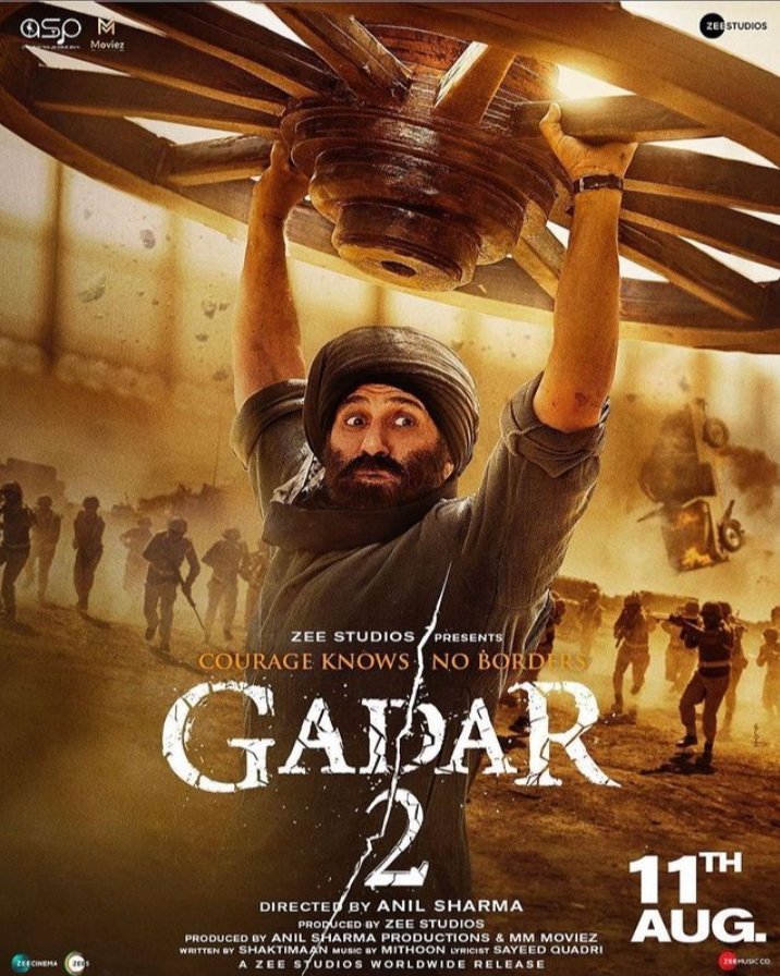 manis_07_'s tweet photo. Dhai kilo ka haath equals chalis cr ki opening. Sunny paaji is killing it. Congrats to the entire team of Gadar 2.
@iamsunnydeol @ameesha_patel @iutkarsharma @manishwadhwa @ZeeTV https://t.co/zRprXVB8H6