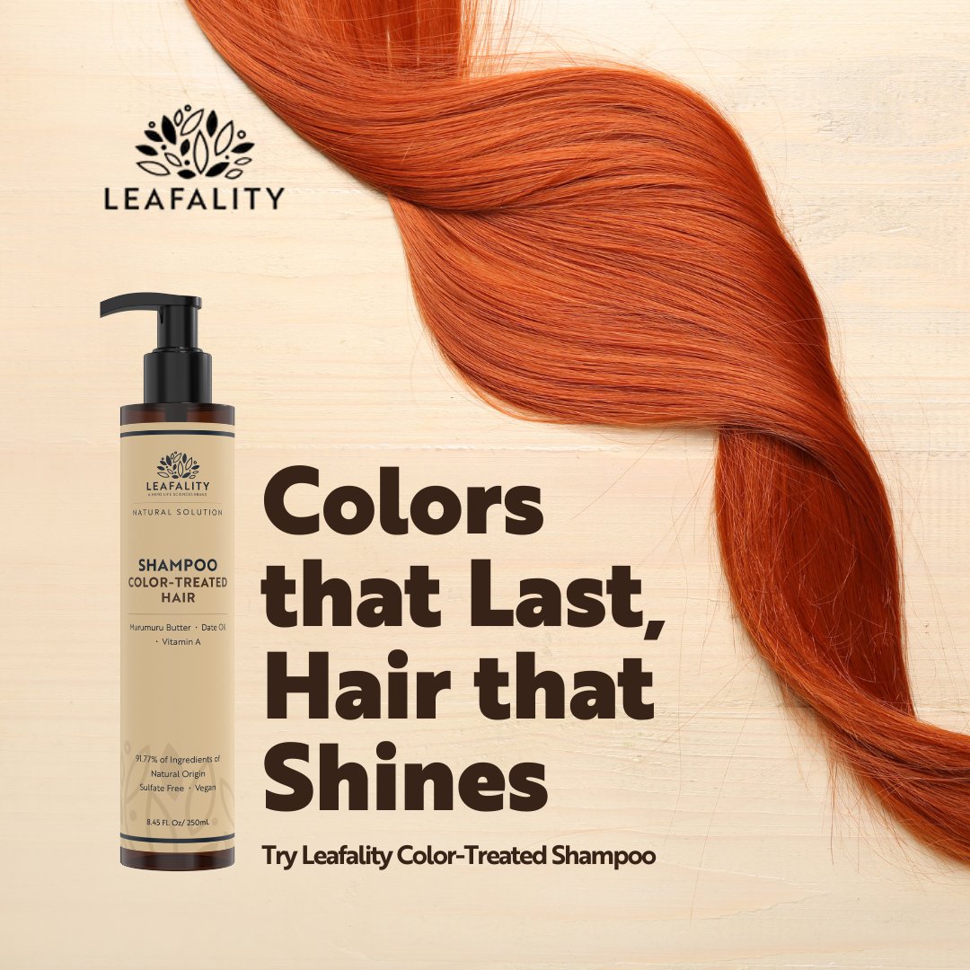 HeroLifeUSA's tweet photo. Inspired by nature 🍃 we crafted our revolutionary Leafality Color-Treated Hair Shampoo to bring your hair back to life! 🙌 Try it now and power up your look with long-lasting hair color 💁♀️ 

#Leafality #LeafalityColorTreated #SayNoToBoringHair #coloredhaircare https://t.co/Pqe349CuOt