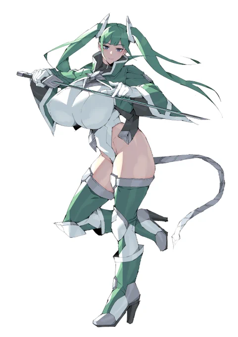 これはスケブで描いた依頼主のオリキャラ 