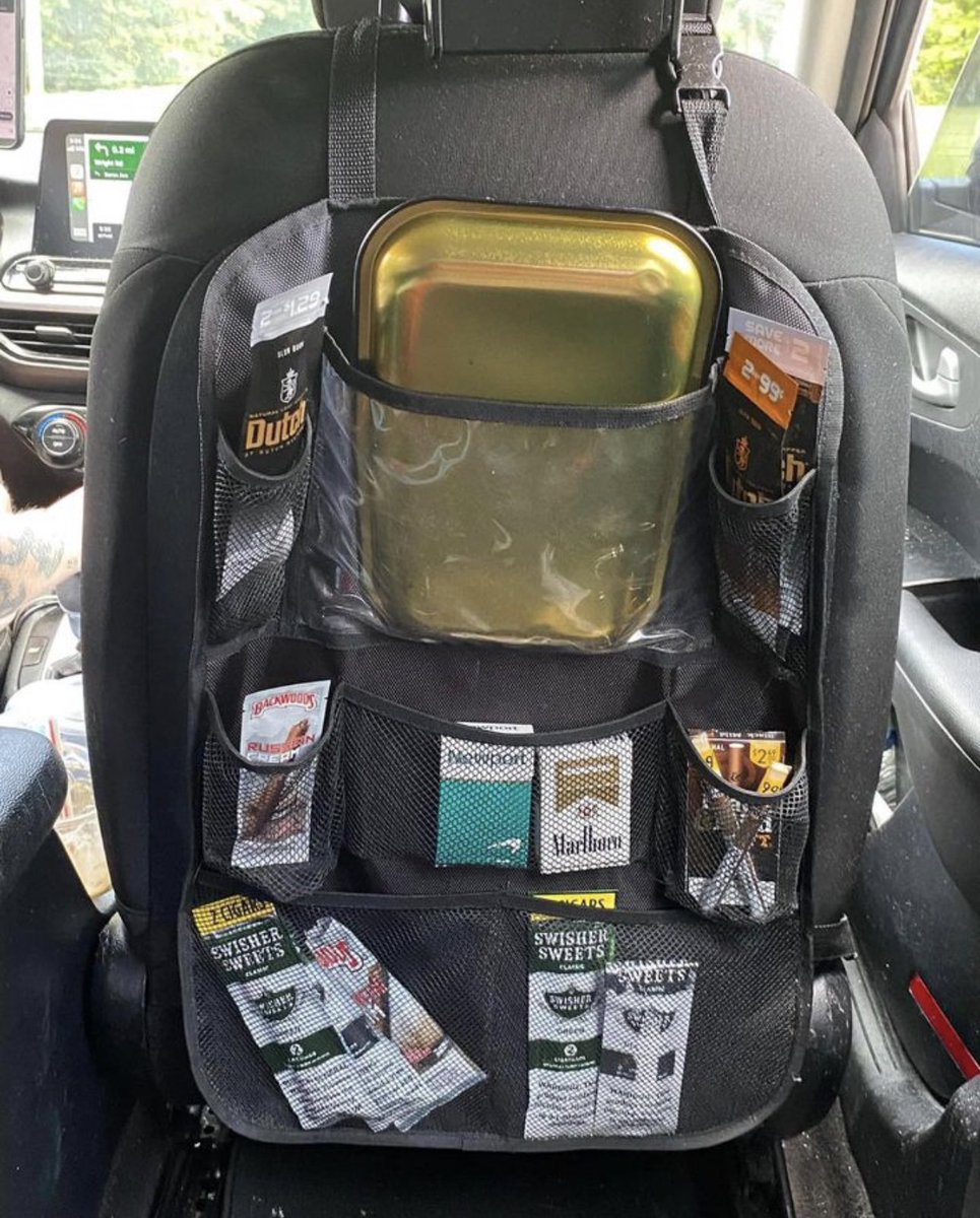 My Uber driver pulled up like this