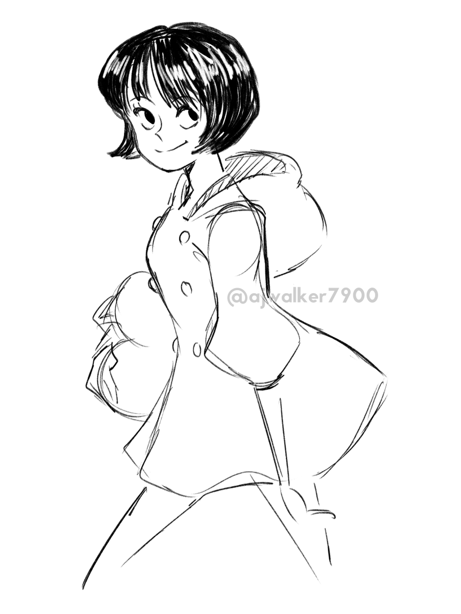 AJ_walker7900's tweet photo. I haven't played Odyssey yet but I did a sketch of Lim a few months ago 'cos I like her design #ONEPIECE https://t.co/BPcWURvl26