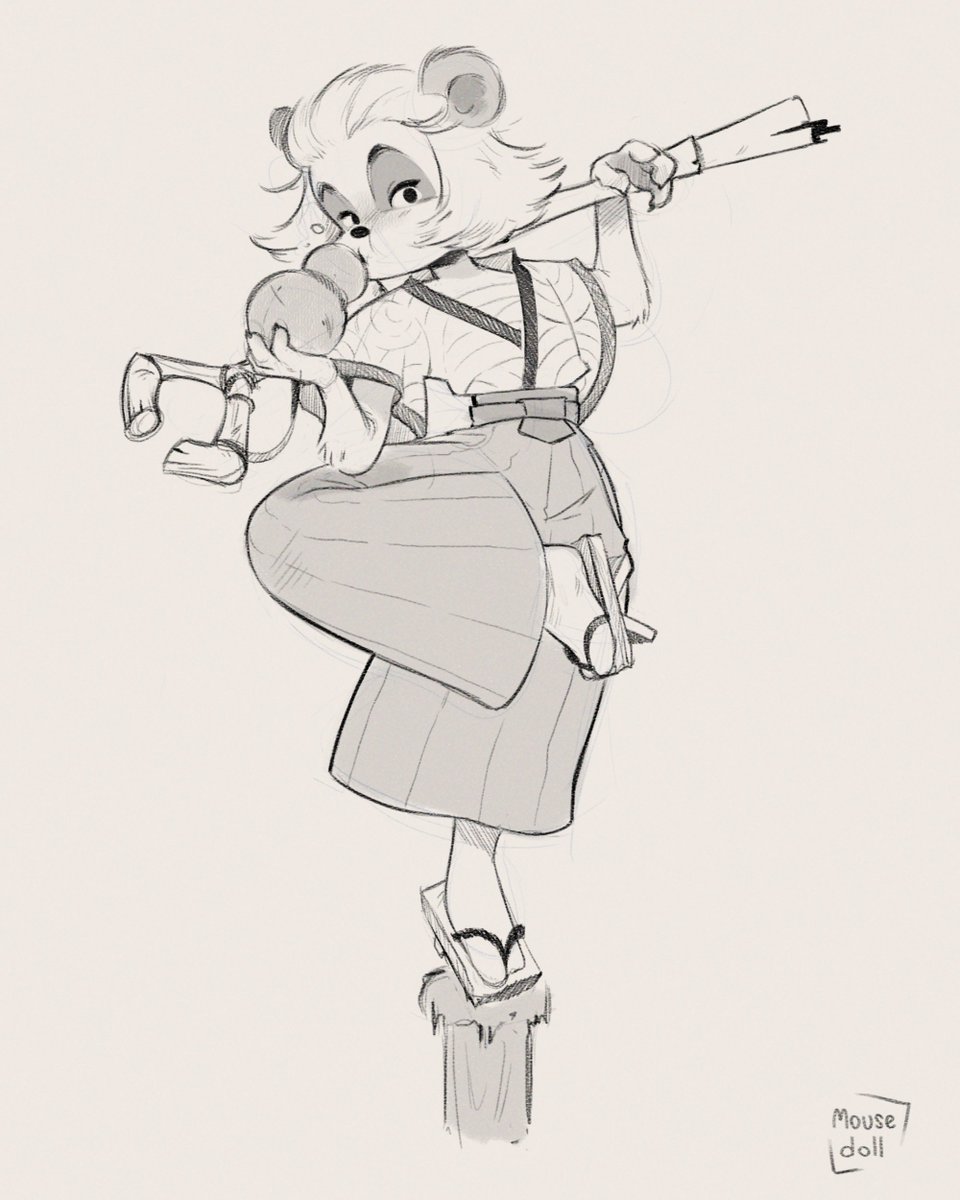 Sketch for @/Weston_Mitchell 🐼

#furry