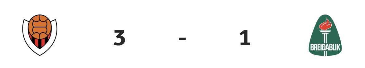 Þetta er að öllum líkindum fyrsta og síðasta fótboltatvítið mitt, en mikið eru þetta falleg úrslit.