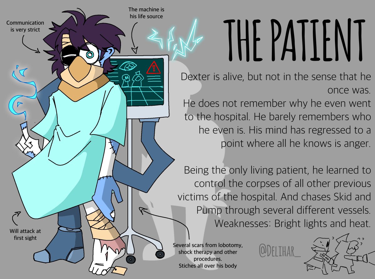 TW: Mention of l0botomy

You guys actually have no freaking idea how long Dexter’s ref took me
.
#SMSpookyNightmaresAU #SpookyMonthAU #spookymonth #dextererotoph #spookymonthpatty #spookymonthdexter