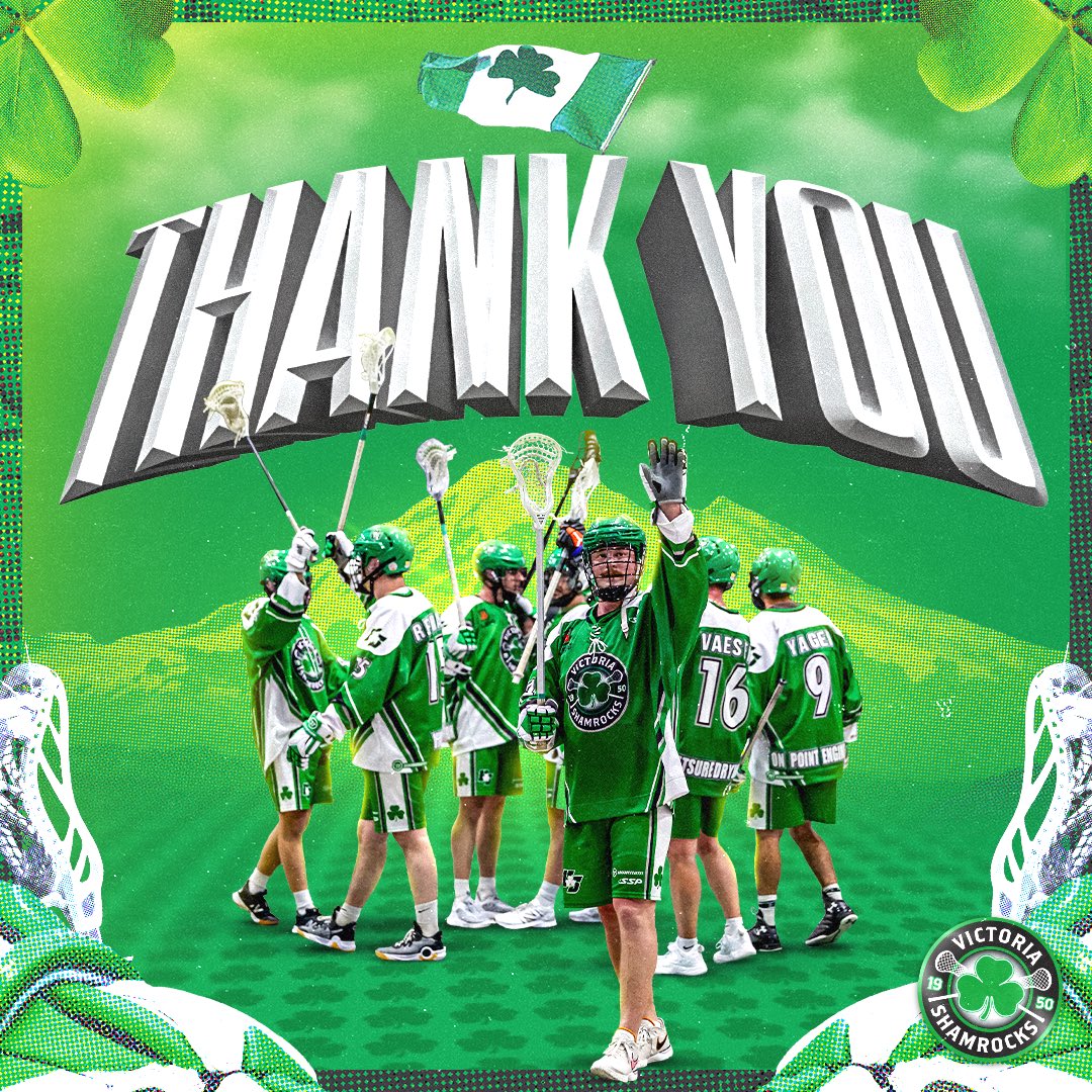 WLAShamrocks's tweet image. We wanted to express our heartfelt gratitude to our fans, sponsors, volunteers and everyone that makes a Shamrocks season possible. Your unwavering support, enthusiasm and hard work mean the world to us.

(1/2)