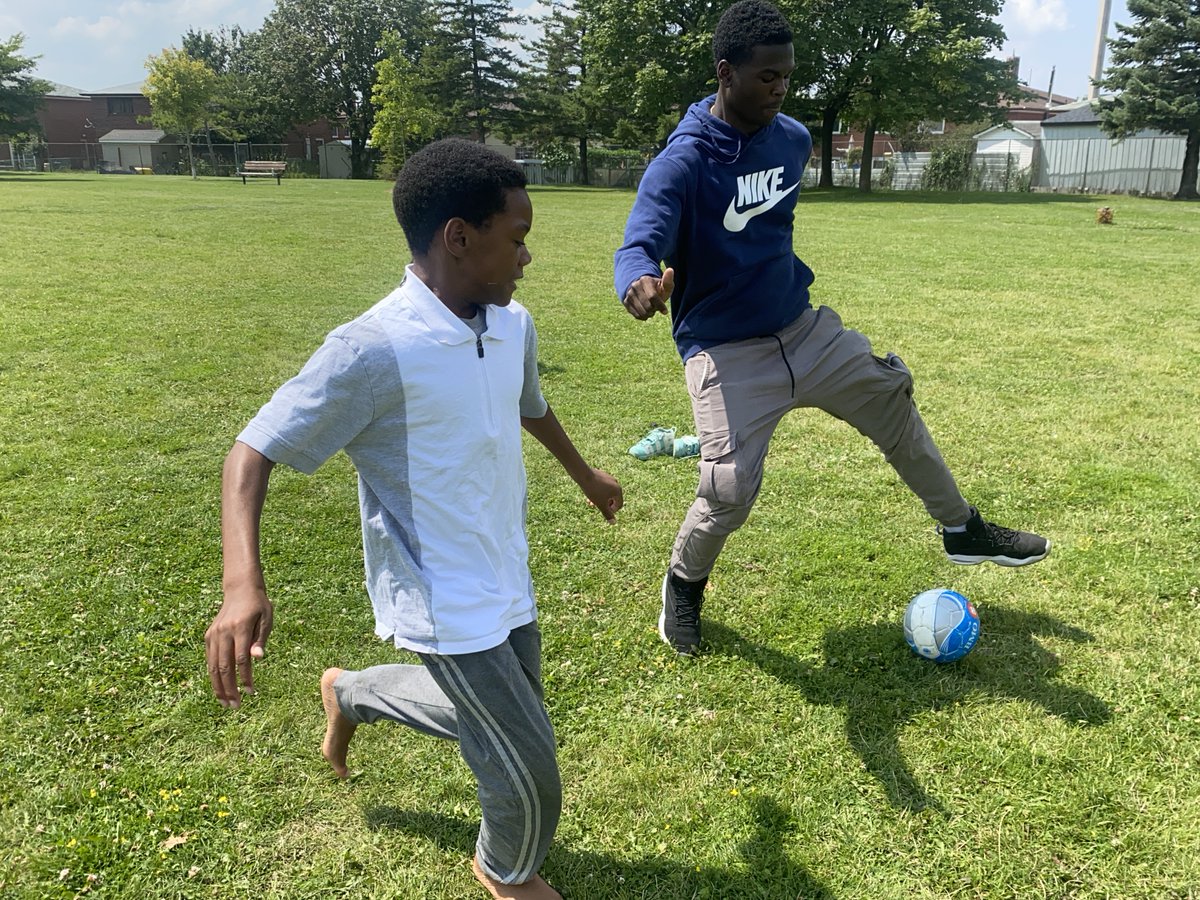 firgrove's tweet photo. Earlier this week our friends @SecondKicks came to bring FLICC a few soccer balls, bottles, and bags for the kids! While they were visiting our Summer Program, their staff was playing some games with the kids! https://t.co/OU7ExXsb1z