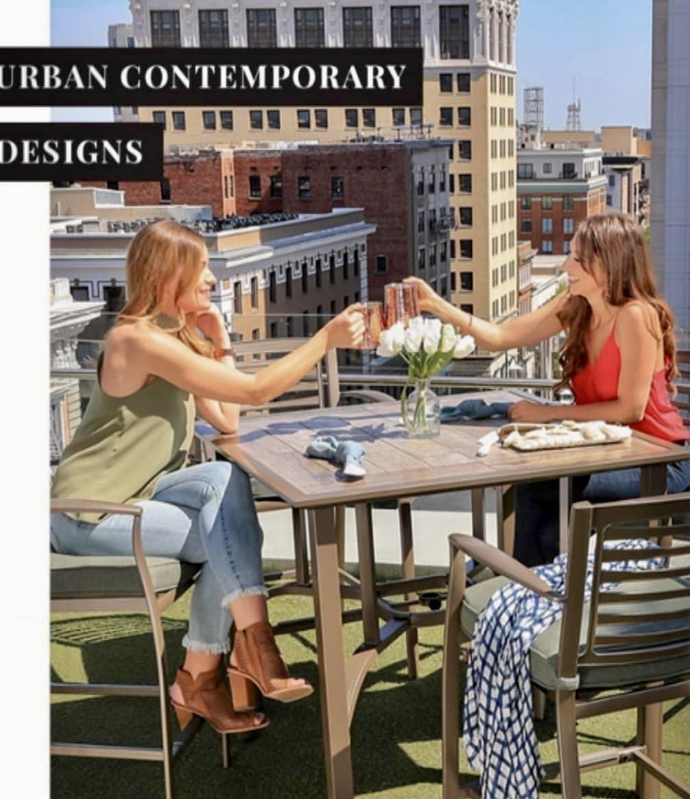 SMAmodeling's tweet photo. Cheers to the weekend with #smamodels Eugenia and Olga! It's always the right time to soak up some sunshine and kick back with friends and family 🌞🍹 #makingmemories #goodvibes #restandrelax

📸 #fbf SMA 2019 summer print ad for Agio Furniture https://t.co/Ii8s5TLd3w