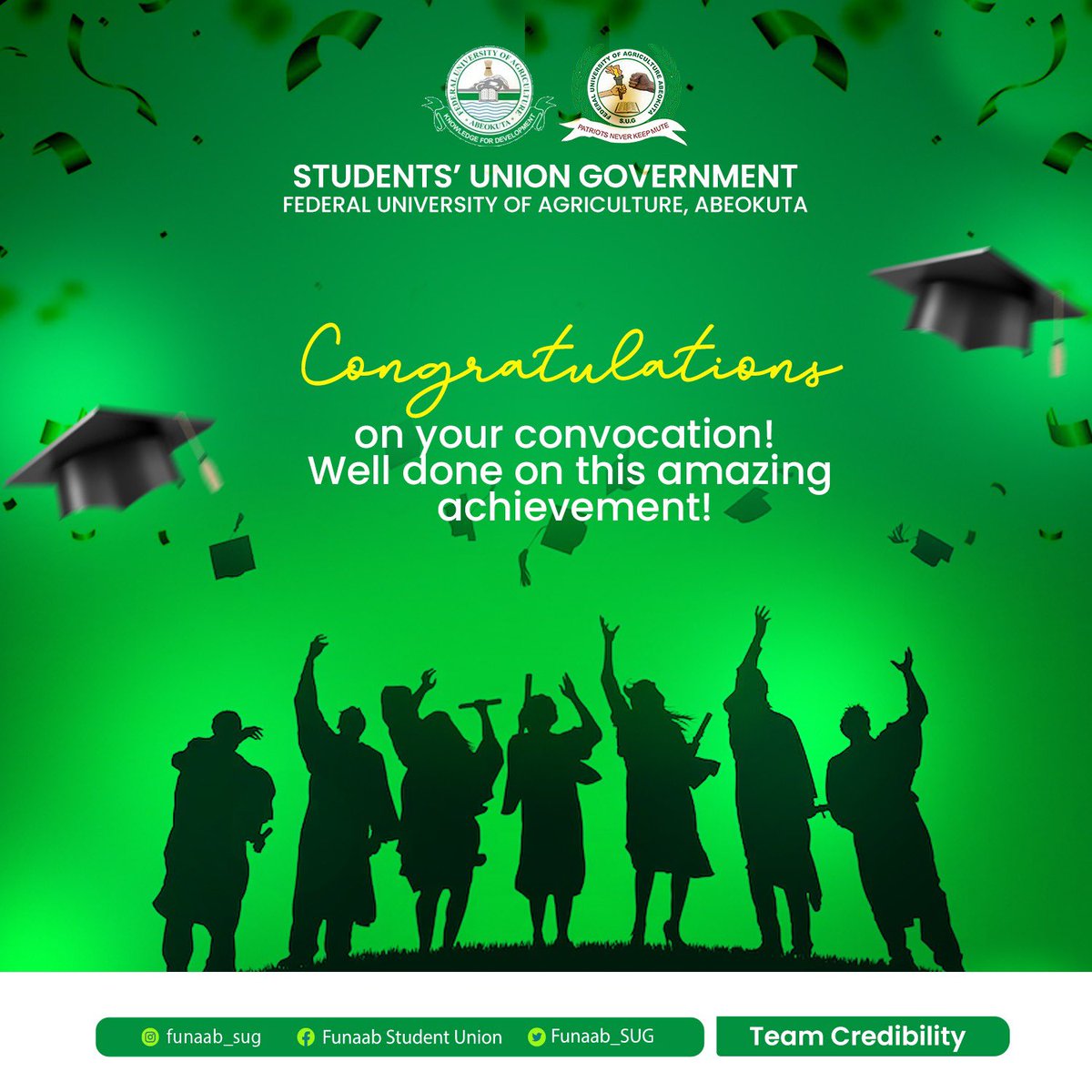 FUNAAB_SUG's tweet photo. Nah Idan You Be! https://t.co/nURm7nLPRT