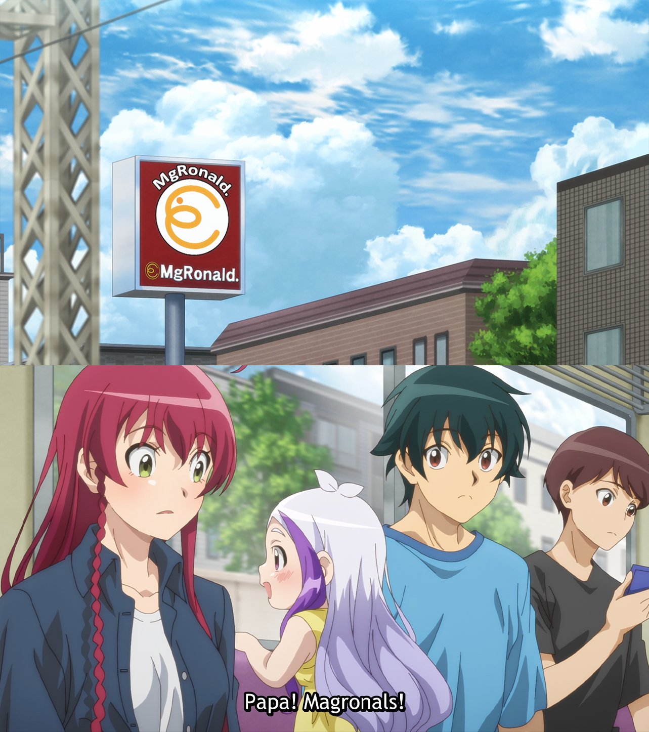 The Devil Is a Part-Timer!' Anime Star Appears in McDonald's Kiosks