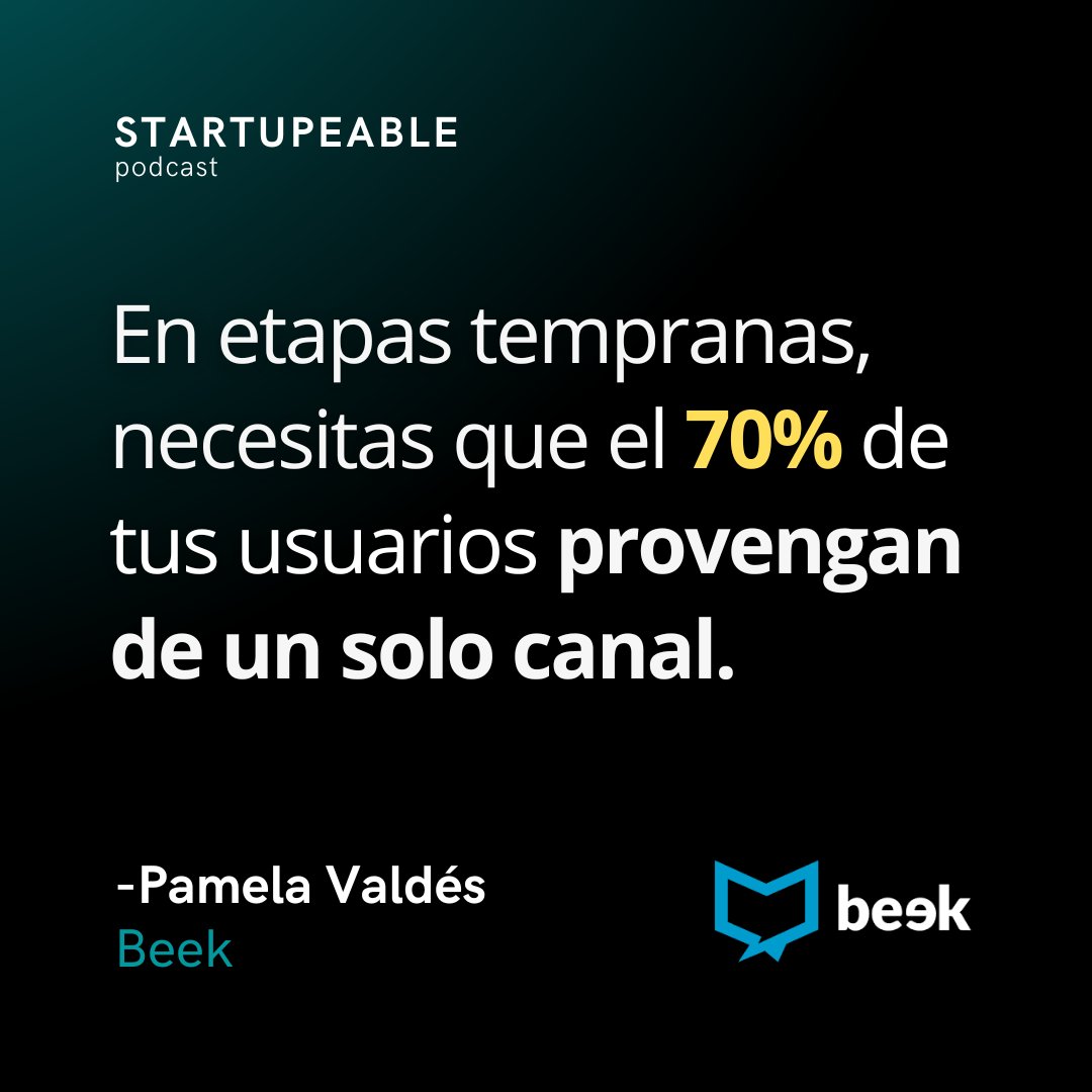 startupeable's tweet photo. Cuando eres una startup en etapa temprana buscando tus primeros clientes,
Lo último que deberías estar haciendo es poner ads en todas partes
🎧 Escucha más consejos de @PameVls, CEO de @Beek_io 👉 https://t.co/hsFwaTPmyw
#startupeable #beek #startups https://t.co/K6R3ewNZcg