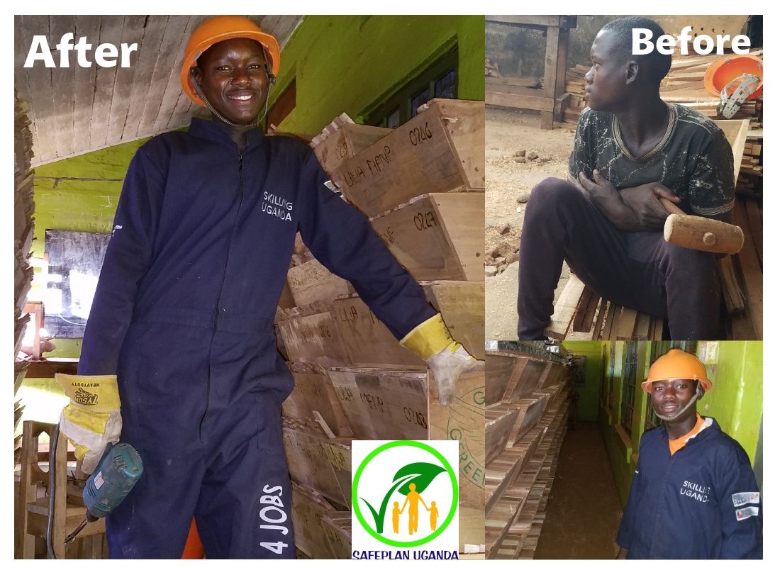 SAFEPLANUGANDA's tweet photo. At 15yrs he was sugarcane cutter, now experienced carpenter. Thanks to @SAFEPLAN UGANDA  . #sugarcane #carpenter #uganda https://t.co/NtTYgmmSS1