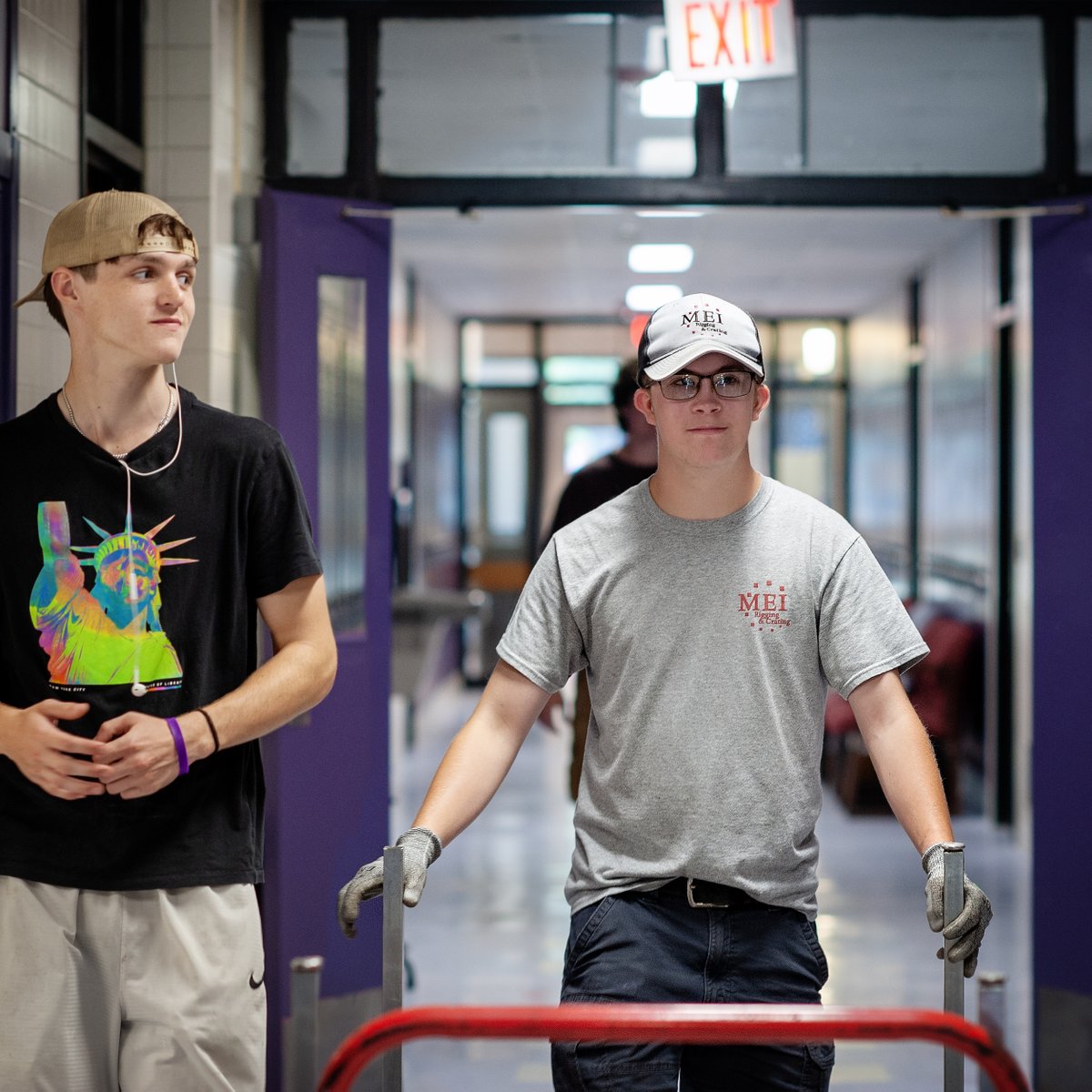 shawtech_hs's tweet photo. Our dedicated student workers continue to put effort into elevating our campus this summer. These halls will be filled with the #STRAMFAM in just about two weeks. 💪 #WeAreShawsheen #SeenAtShawsheen #StudentWorkers #CampusPride  #SummerOnCampus #StudentMaintenance" https://t.co/uu0VvTFlXO