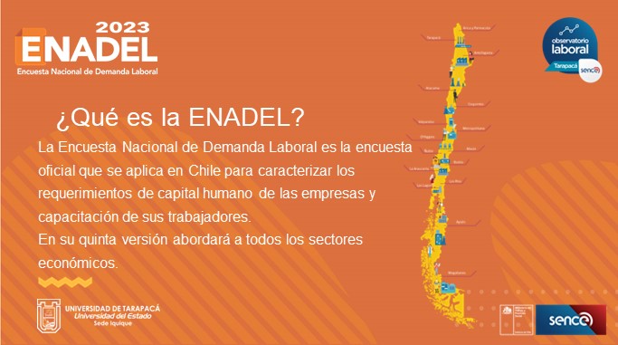 OLTarapaca's tweet photo. ENADEL se complementa con una serie de talleres y entrevistas a representantes locales del sector, lo que permite fortalecer y profundizar el diagnóstico realizado a partir de la encuesta, y afianza las redes y la articulación entre el mundo productivo, formativo, entre otros. https://t.co/zN1rI2WfvP