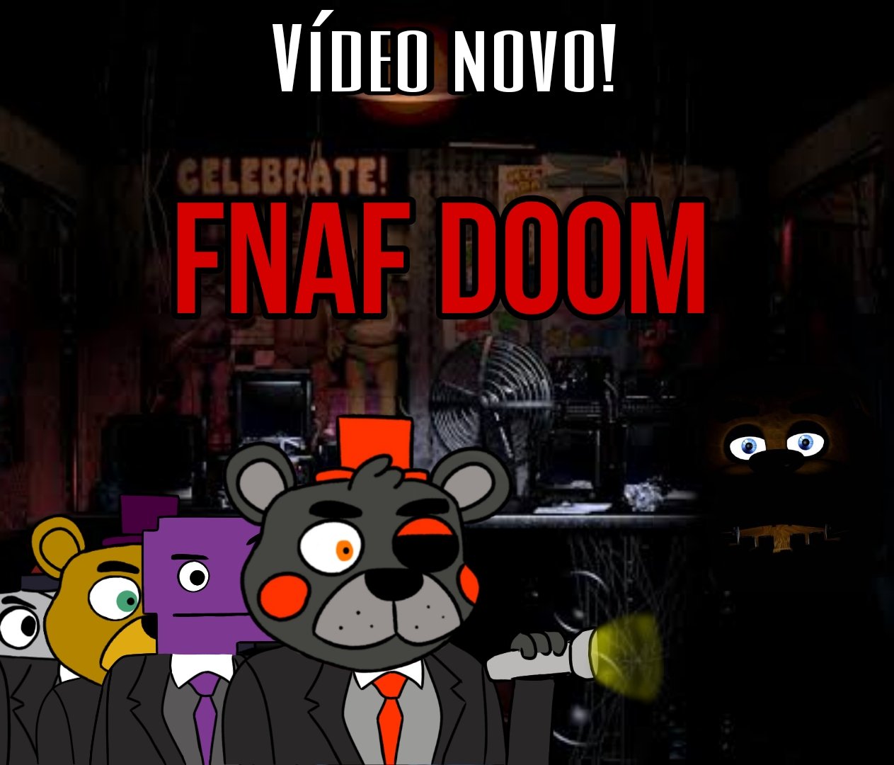 The Joy of Creation: Doom - A Noite do Golden Freddy - Noite 7 e Final  (FNAF Doom) 