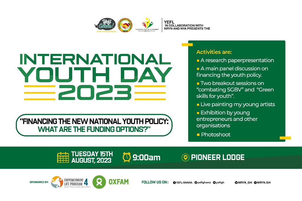 FathyZak's tweet photo. #IYD2023 #fundtheyouthpolicynow #YouthLeadingChange. @yeflgh @moysgov @parliament_gh @youthgh https://t.co/jlMBBsEr4C