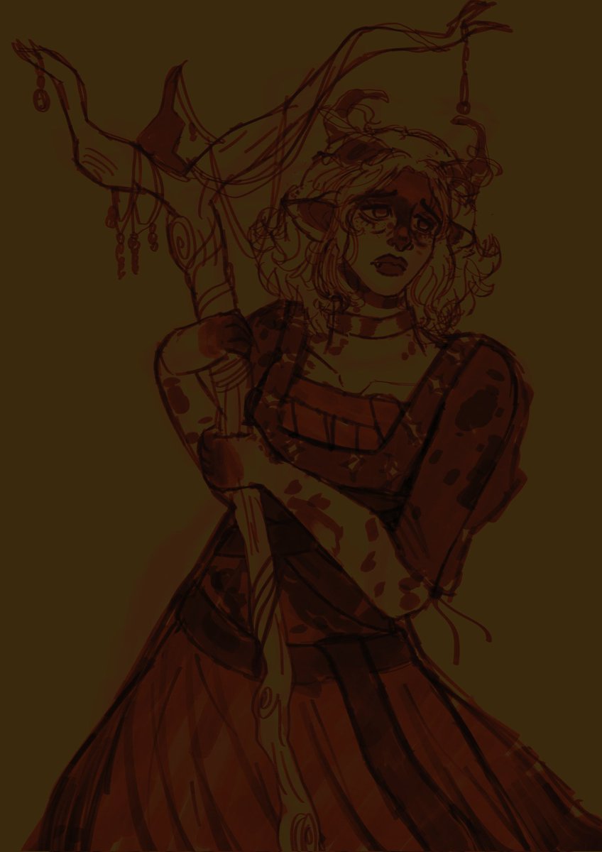 BlueberriBunny's tweet photo. (Oc) Been working on some D&amp;D stuff for my partner's campaign lately ❤️ https://t.co/OxiSAW856t