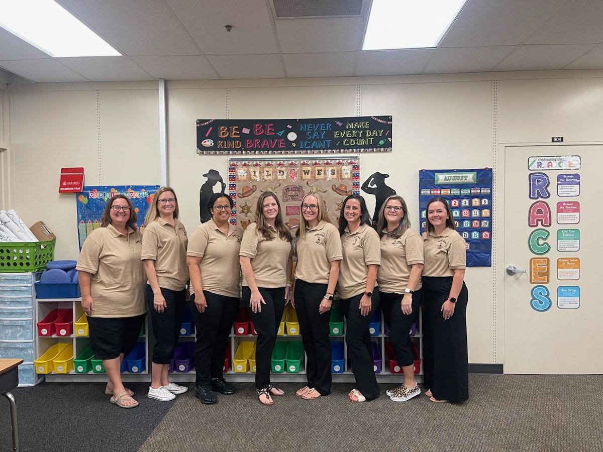 The 1st week of school was a success! Thank you to my amazing 5th-grade team at Toledo Blade Elementary. <a href="/sarasotaschools/">Sarasota Schools</a> #AllIn