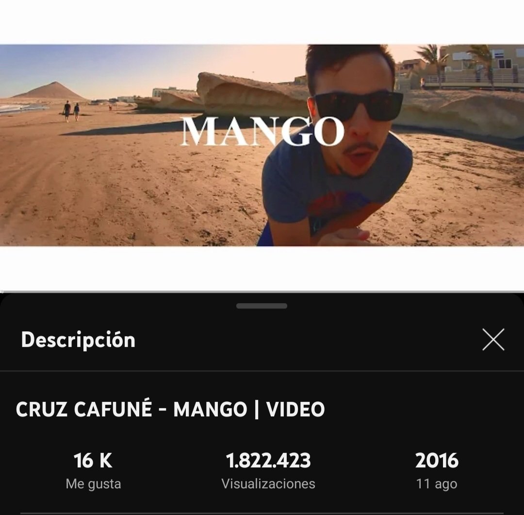 trvpspain's tweet photo. Hoy cumple 7 años "MANGO", de @CruzCafune (prod. @imchoclock).
https://t.co/S1O1FU5rMp https://t.co/k6KatWwAON
